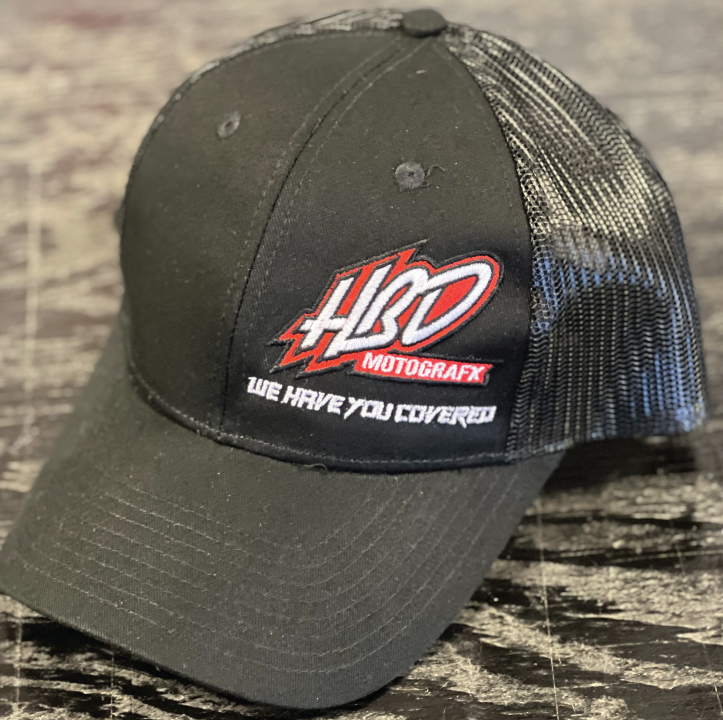 HBD Black Hat Mesh Hat