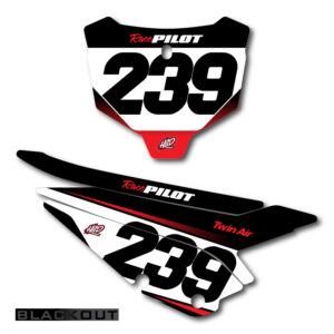 Beta RX Blackout Number Plate