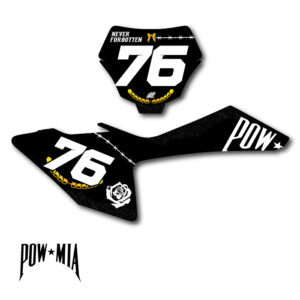 GasGas Military POW Number Plate