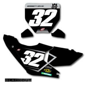 Husqvarna FC Blackout Number Plate