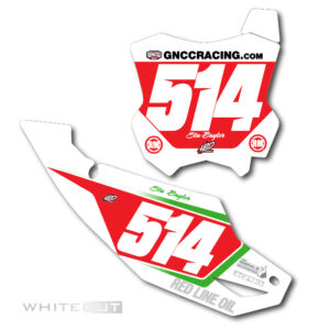Kawasaki Whiteout Number Plate