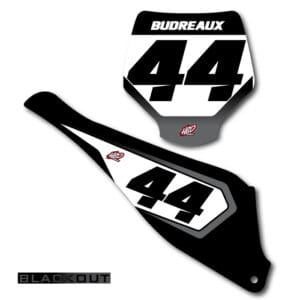 Stark Varg Blackout Number Plate