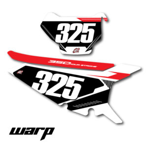 Beta warp number plate