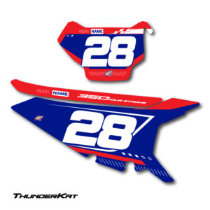 Beta Thunder Kat number plate