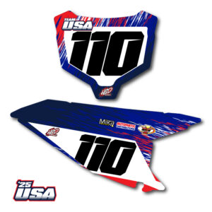 Beta RX 25 USA Number plate