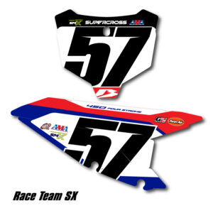 Beta SX Number Plate