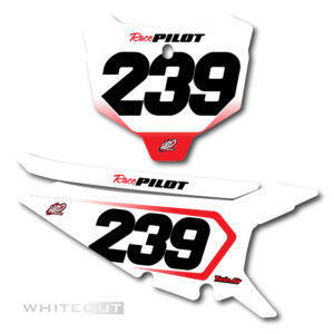 Beta XPro Whiteout Number Plate