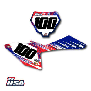 GasGas 25 USA Number Plate