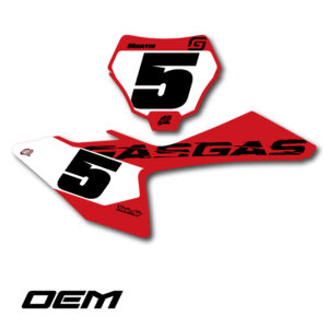 GasGas MCF OEM Number Plate