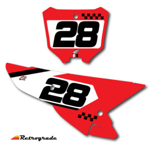 Honda Retrograde Number Plate