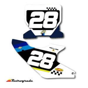 Husqvarna Retrograde Number Plate