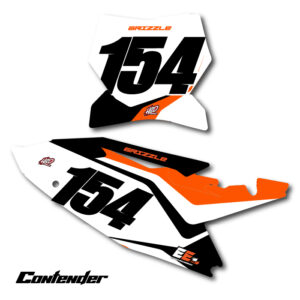 KTM SXF Contender Number Plate
