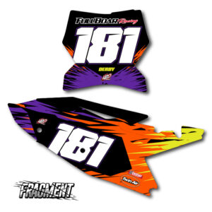 KTM SXF Fragment Number Plate