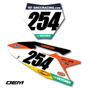 KTM OEM Number Plate