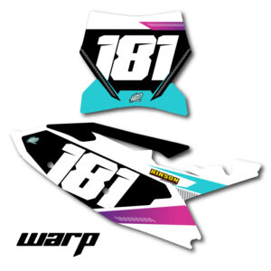 KTM Warp Number Plate