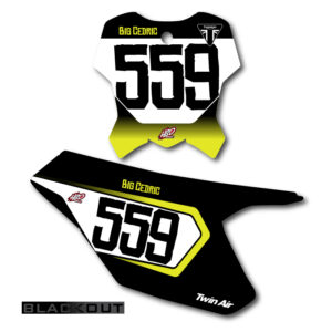 Triumph Blackout Number Plate