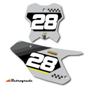 Triumph Retrograde Number Plate