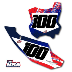 Kawasaki 25 USA Number plate