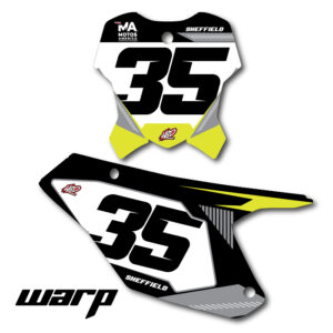 Triumph Warp Number Plate