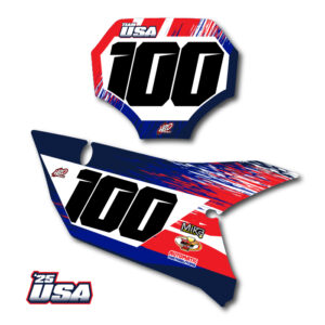 Yamaha 25 USA Number Plate