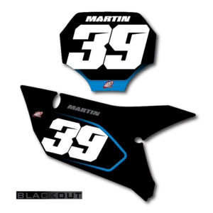 Yamaha Blackout Number Plate