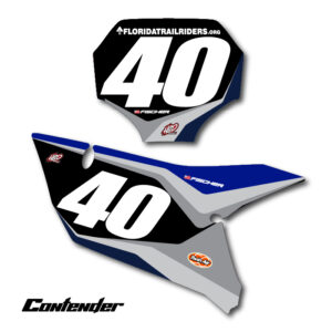 Yamaha Contender Number Plate