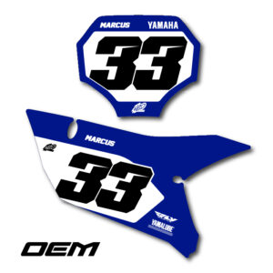 Yamaha OEM Number Plate